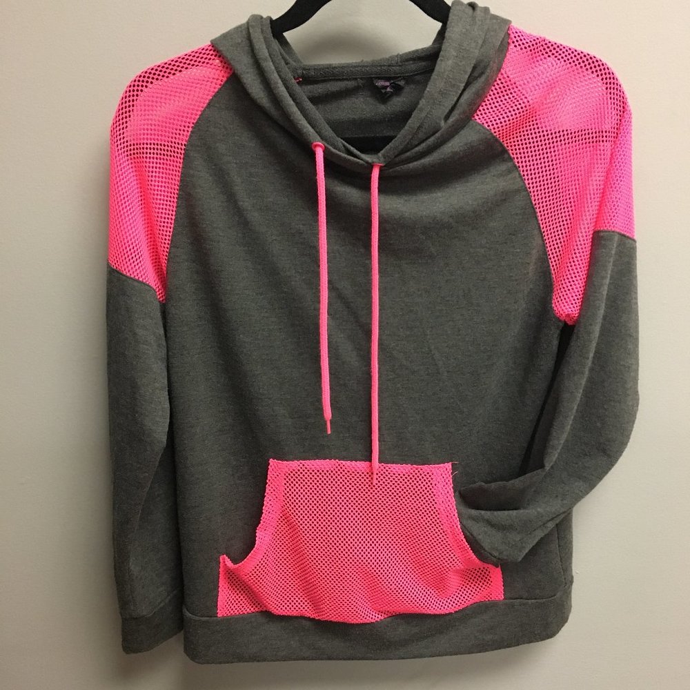 Material Girl Hooded Pullover - Size M